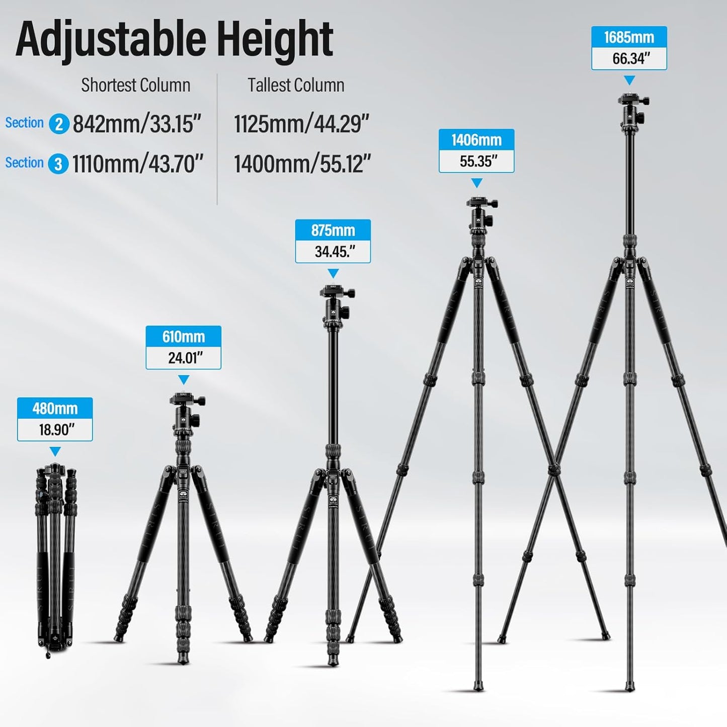 Sirui Traveler 7C Carbon Fiber Tripod with Ball Head