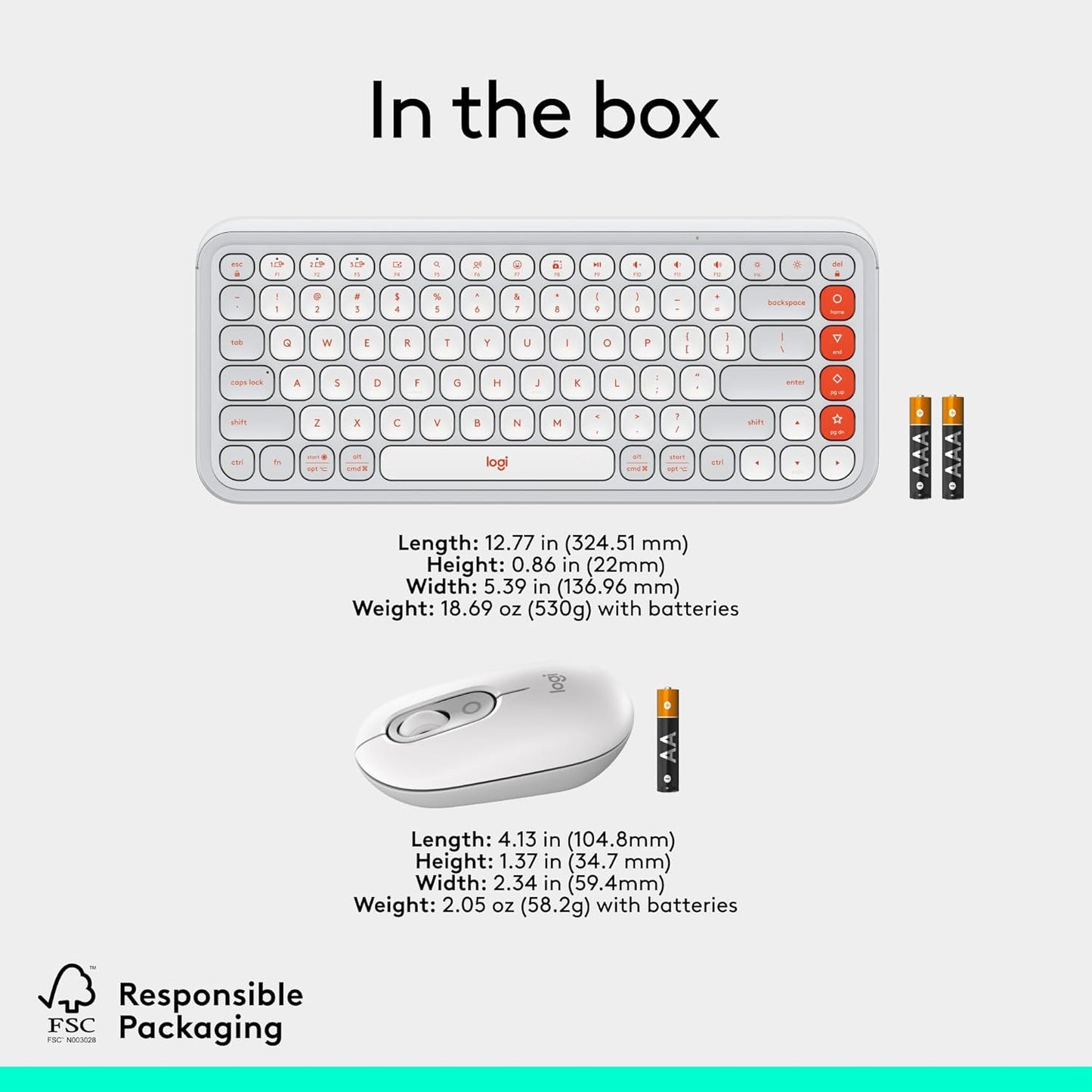 Logitech 920-013104 POP ICON Combo Off-White