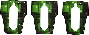 Monoprice 110521 MHD Action Camera Skin Green 3-Pack