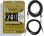 Radial Engineering R8003005 PZ-DI Instrument Direct Box Bundle