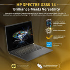 HP Spectre 14T x360 Intel Ultra 7 OLED Touch Laptop