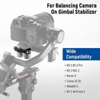 Neewer GA001 Gimbal Counterweight Clamp Kit - DJI Ronin/Zhiyun/Moza