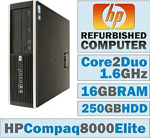 HP Compaq 8000 Elite SFF Core 2 Duo Desktop — main product image