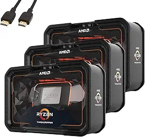 AMD Ryzen Threadripper 2970WX 24-Core CPU 3-Pack