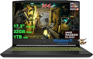 MSI Alpha 17 AMD AE Gaming Laptop Ryzen 7 RX6600M — main product image