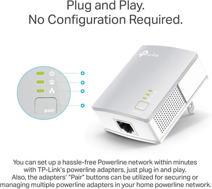TP-Link TL-PA4010KIT AV600 Powerline Ethernet Adapter