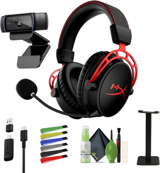 HyperX 4P5D4AA Cloud Alpha Wireless Gaming Headset Bundle