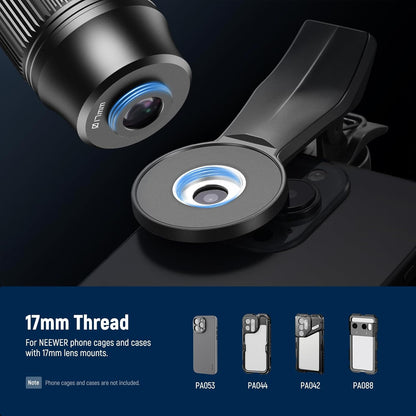 Neewer 10104550 7X Telephoto Phone Lens 17mm Thread