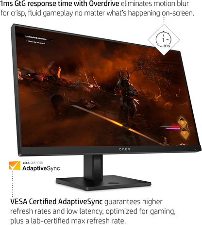 HP 780D9AA#ABA OMEN 24" 165Hz Gaming Monitor (Renewed)