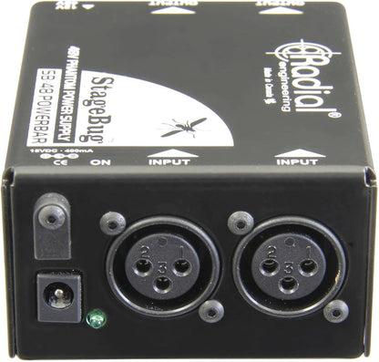 Radial Engineering 4336300383 StageBug SB-48 Phantom Power Supply