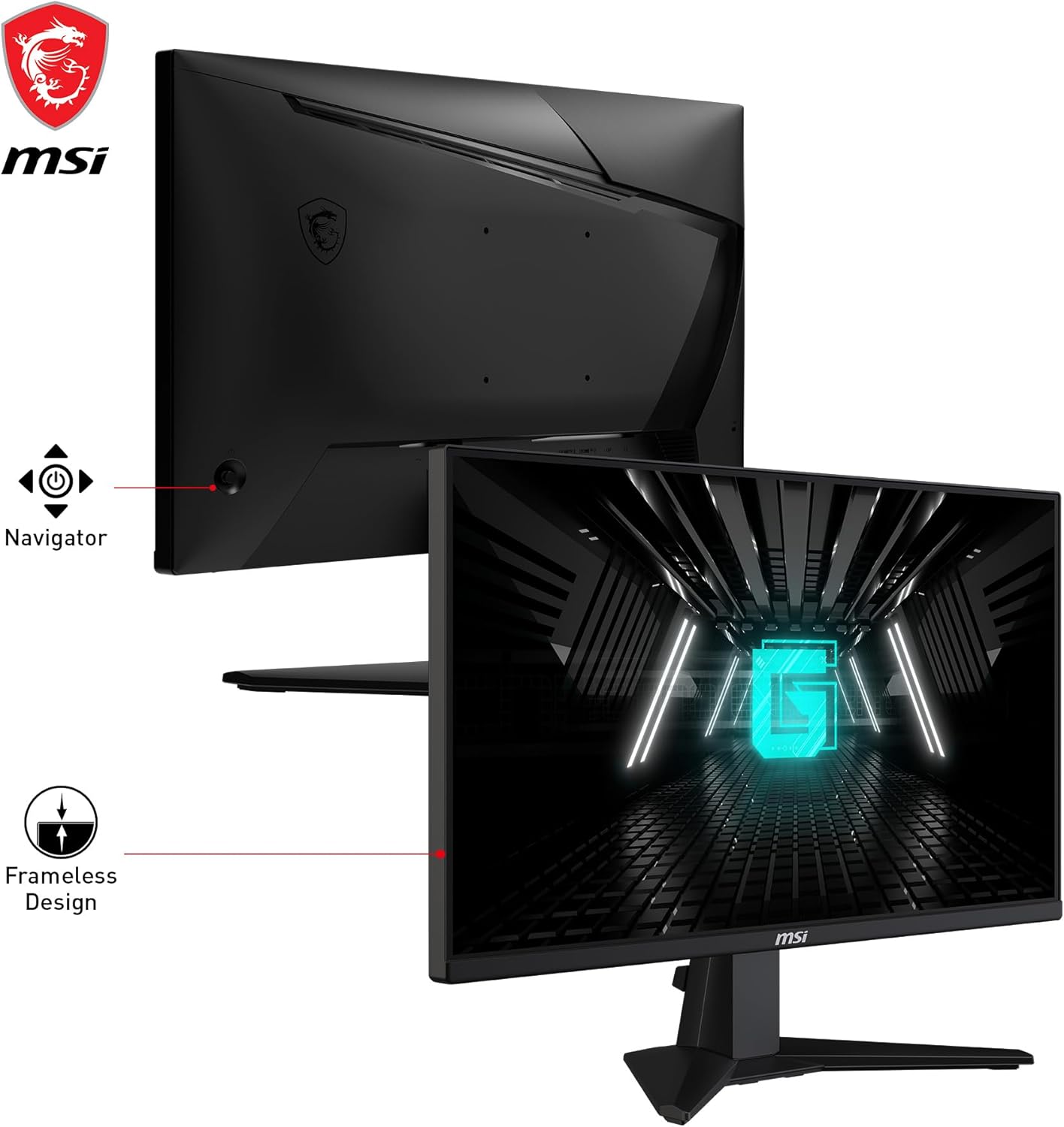 MSI G255F 25" 180Hz FHD Rapid IPS Gaming Monitor