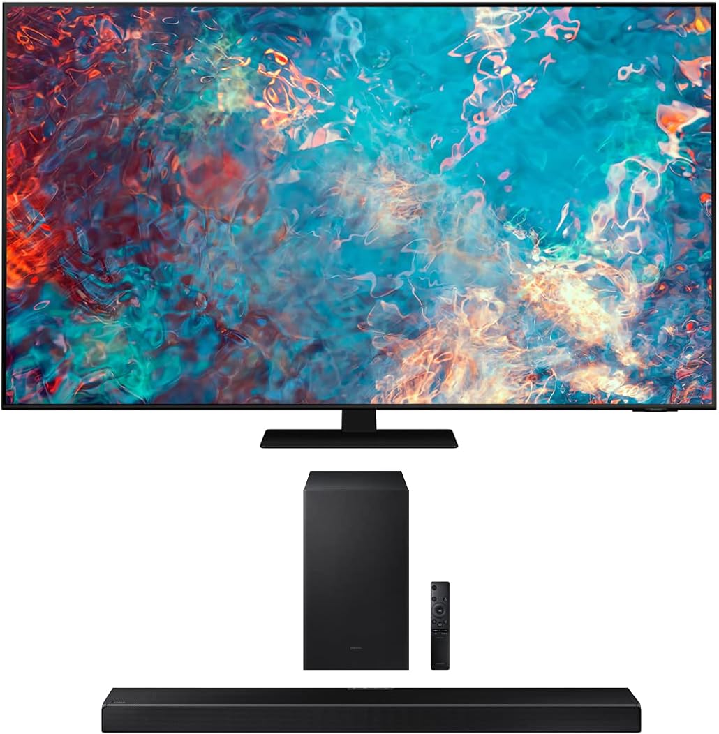 Samsung QN85AA & HW-Q600A 55" QLED TV Soundbar Used