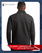 Spyder Quarter Zip Men's UPF 30+ Active Sweatshirt