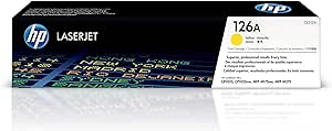 HP 126A (CE312A) Yellow LaserJet Toner Cartridge — main product image