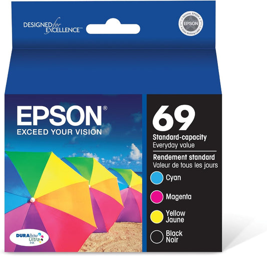 Epson T069120-BCS 69 DURABrite Ultra Ink Black & Color Combo Pack