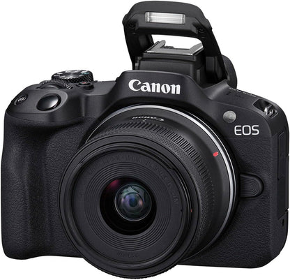 Canon EOS R50 Mirrorless Camera with Lens Bundle (Renewed)