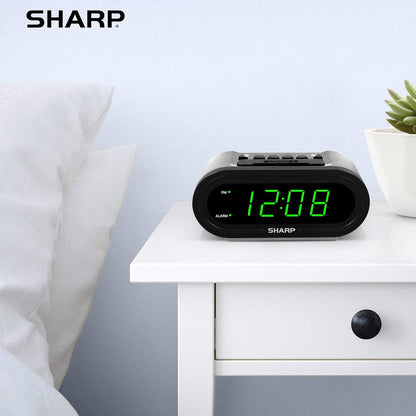 Sharp Digital Alarm Clock AccuSet - Easy Set