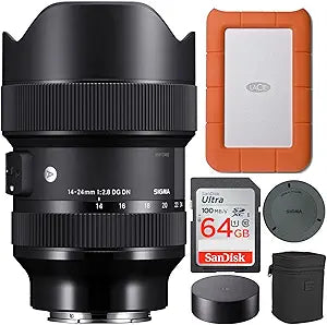 Sigma 14-24mm f/2.8 DG DN Art Sony E-Mount Lens Bundle