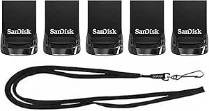 SanDisk SDCZ430-128G Ultra Fit 128GB USB 3.1 5-Pack