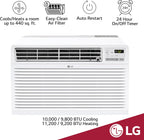 LG LT1037HNR 9,800 BTU Through-the-Wall Air Conditioner