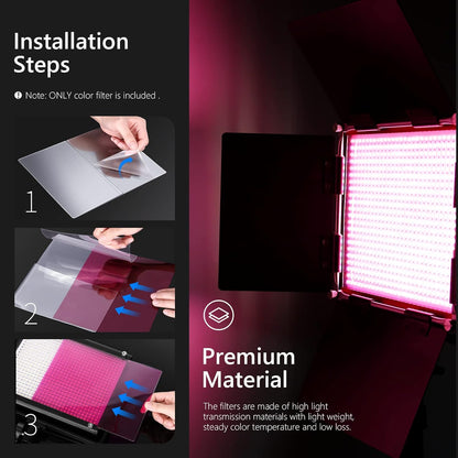 Neewer 10093716 Lighting Color Filter Set for LED Lights