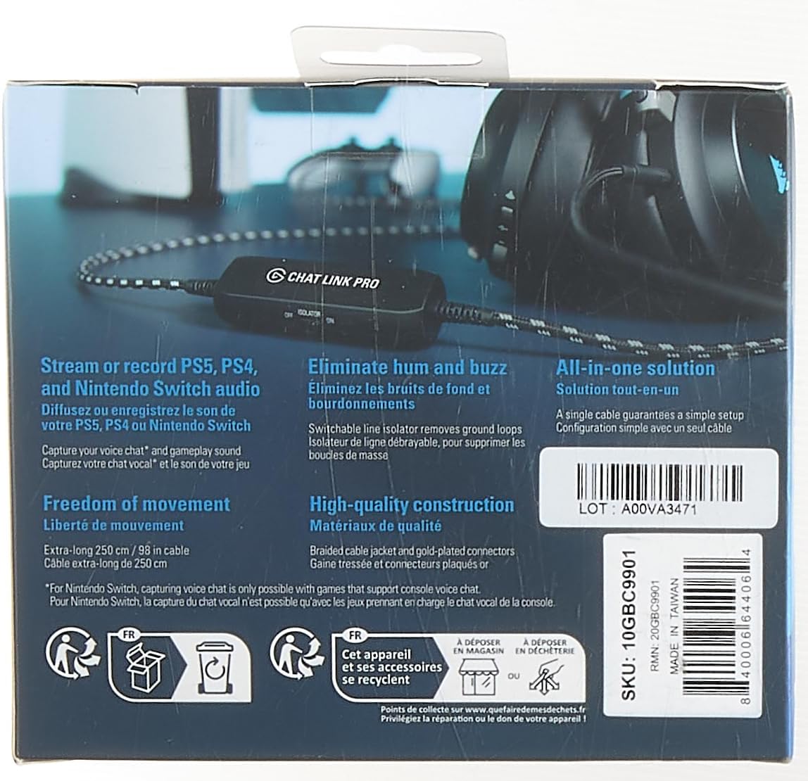 Elgato 10GBC9901 Chat Link Pro Audio Adapter