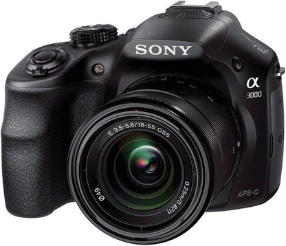 Sony ILCE3000K/B Alpha a3000 Mirrorless Camera 18-55mm Lens