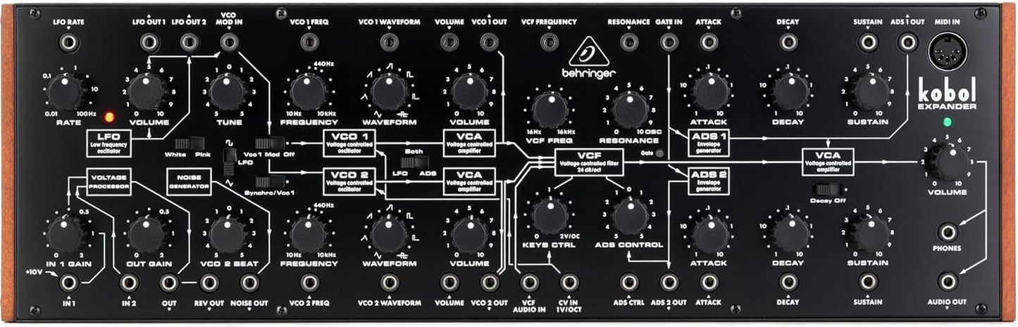 Behringer 0718-ABY86-US1 Kobol Expander Analog Synthesizer