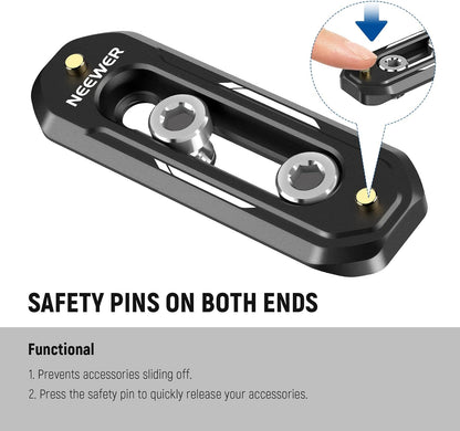 Neewer UA022 60mm Mini NATO Rail Quick Release