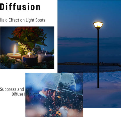 Neewer 67mm Black Diffusion Filter Cinematic Portrait