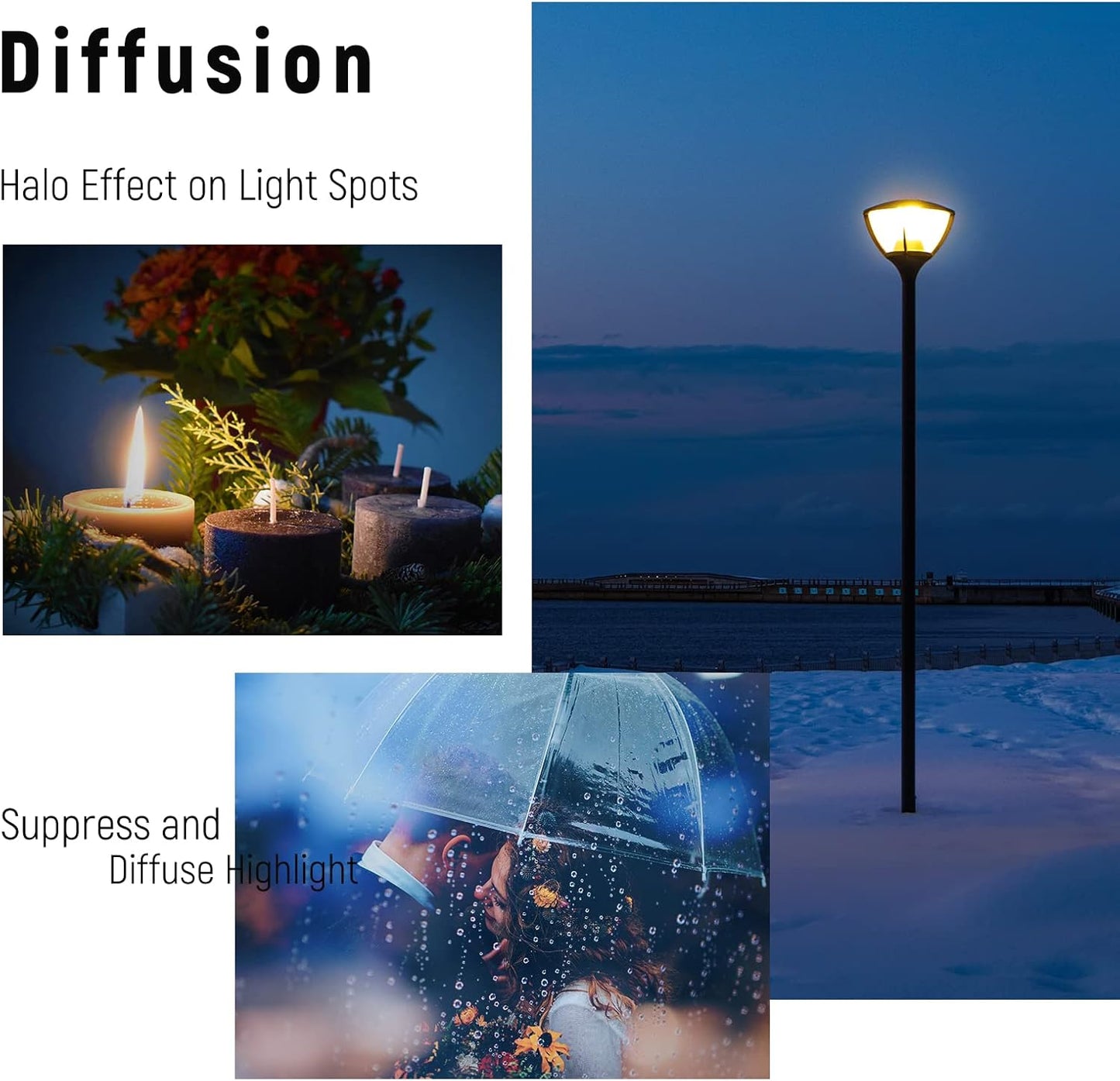 Neewer 10101549 52mm Black Diffusion 1/8 Filter