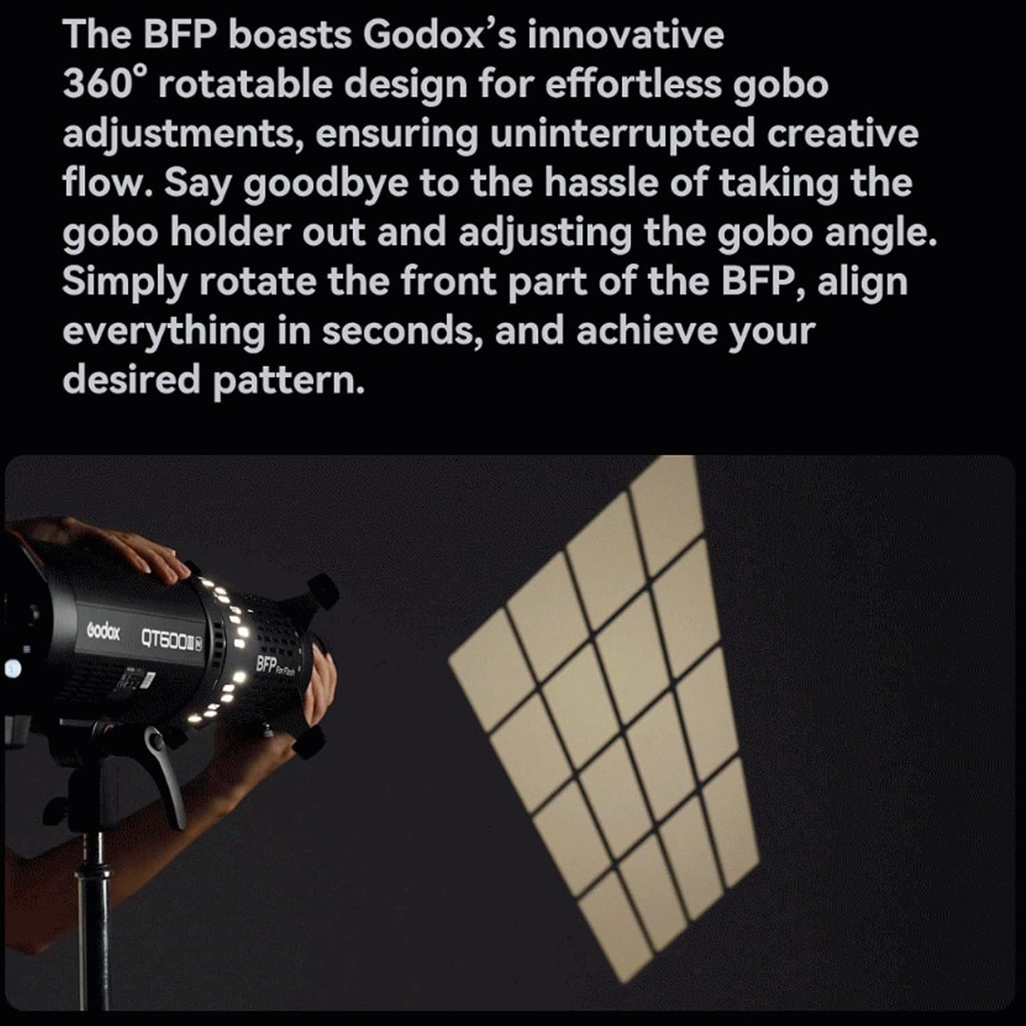 Godox BFP Flash Projection Bowens Mount Attachment