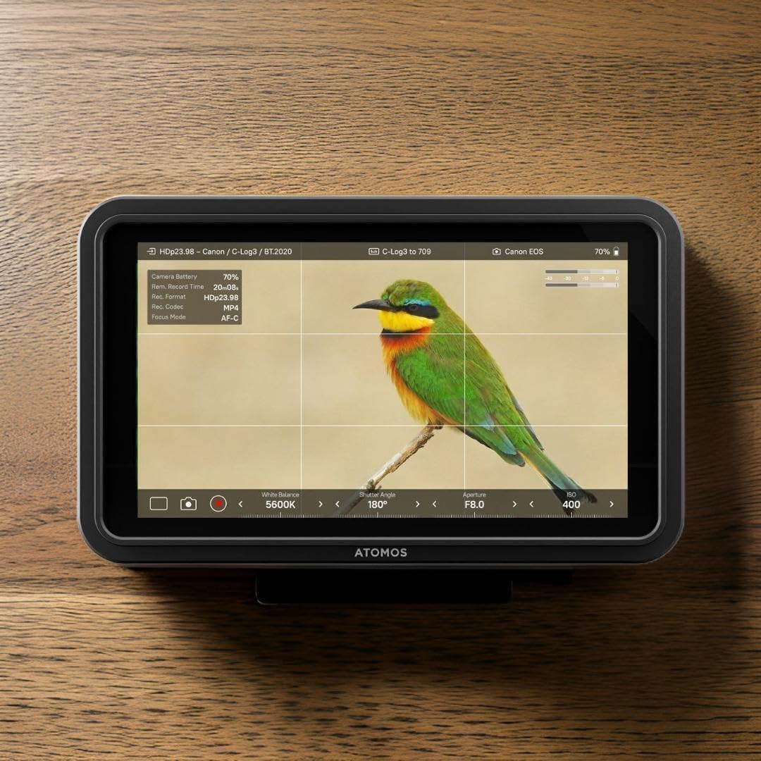 Atomos Shinobi II Monitor Bundle: 4K HDMI, HDR Touchscreen + Sunhood