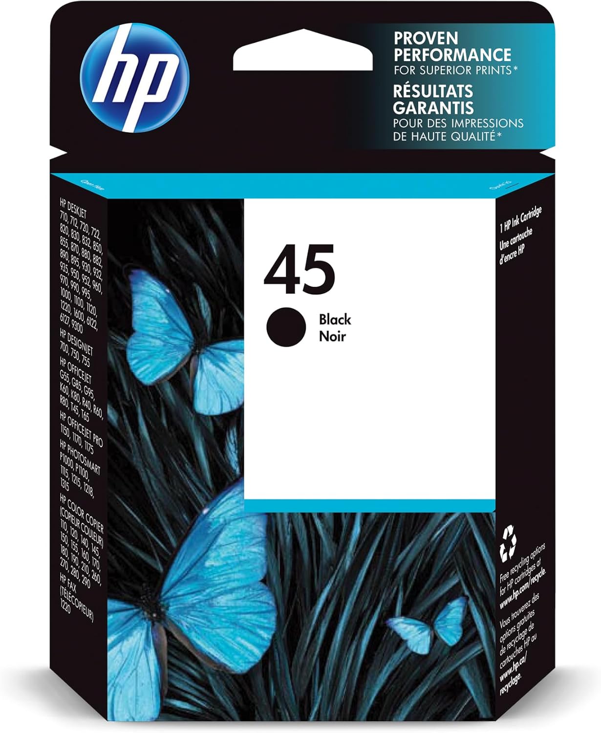 HP 51645AE 45 Black Ink Cartridge