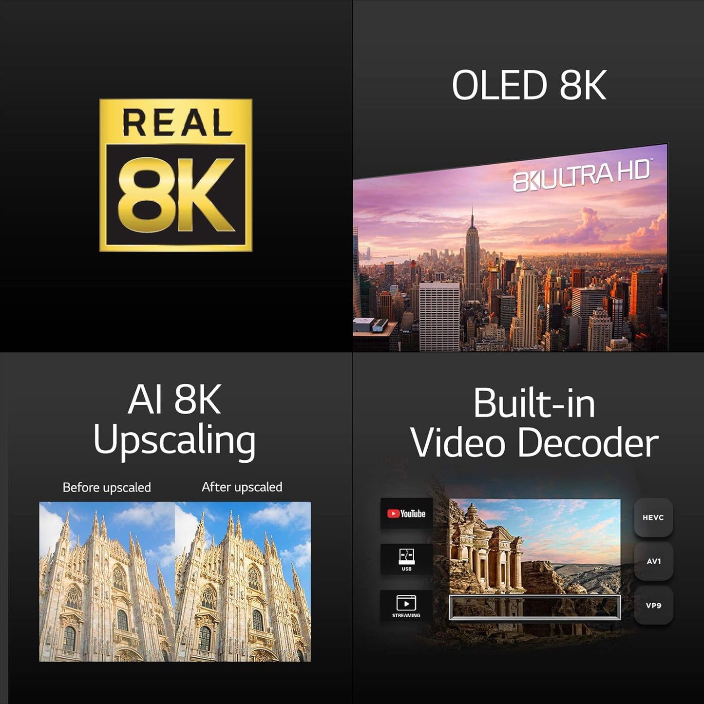 LG OLED77ZXPUA 77-inch 8K Smart OLED TV