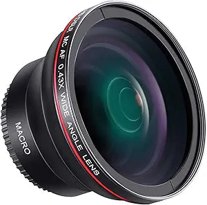 Neewer 55MM 0.43x Wide Angle Lens for Nikon/Sony (Renewed)