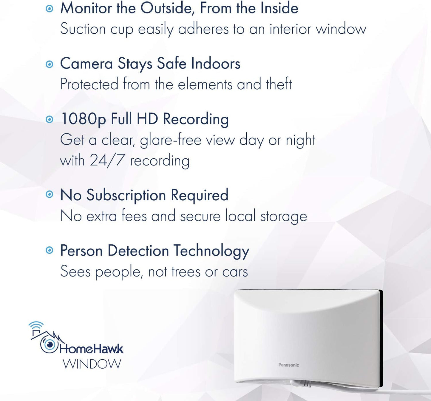 Panasonic KX-HNC500W HomeHawk Window Monitoring Camera