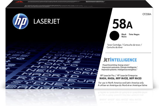 HP 58A CF258A Black Original LaserJet Toner Cartridge