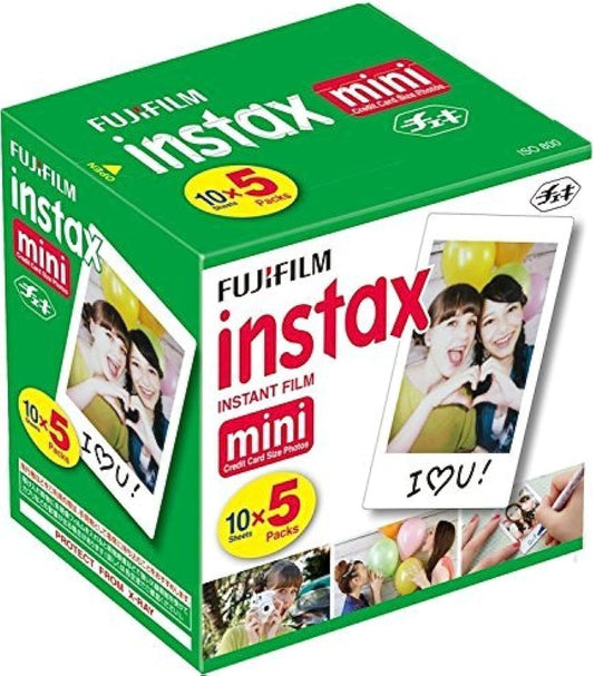 Fujifilm MAIN-567889 Instax Mini Film 50 Sheets (5 x 10 Packs)