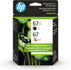 HP 3YM57AN 67 Black/Tri-Color Ink Cartridge 2-Pack