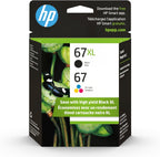 HP 3YM57AN 67 Black/Tri-Color Ink Cartridge 2-Pack