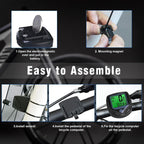 RCA Wireless Bicycle Speedometer Odometer LCD Display