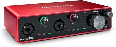 Focusrite AMS-SCARLETT-4I4-3G-cr Scarlett 4i4 3rd Gen USB Audio Interface (Renewed)