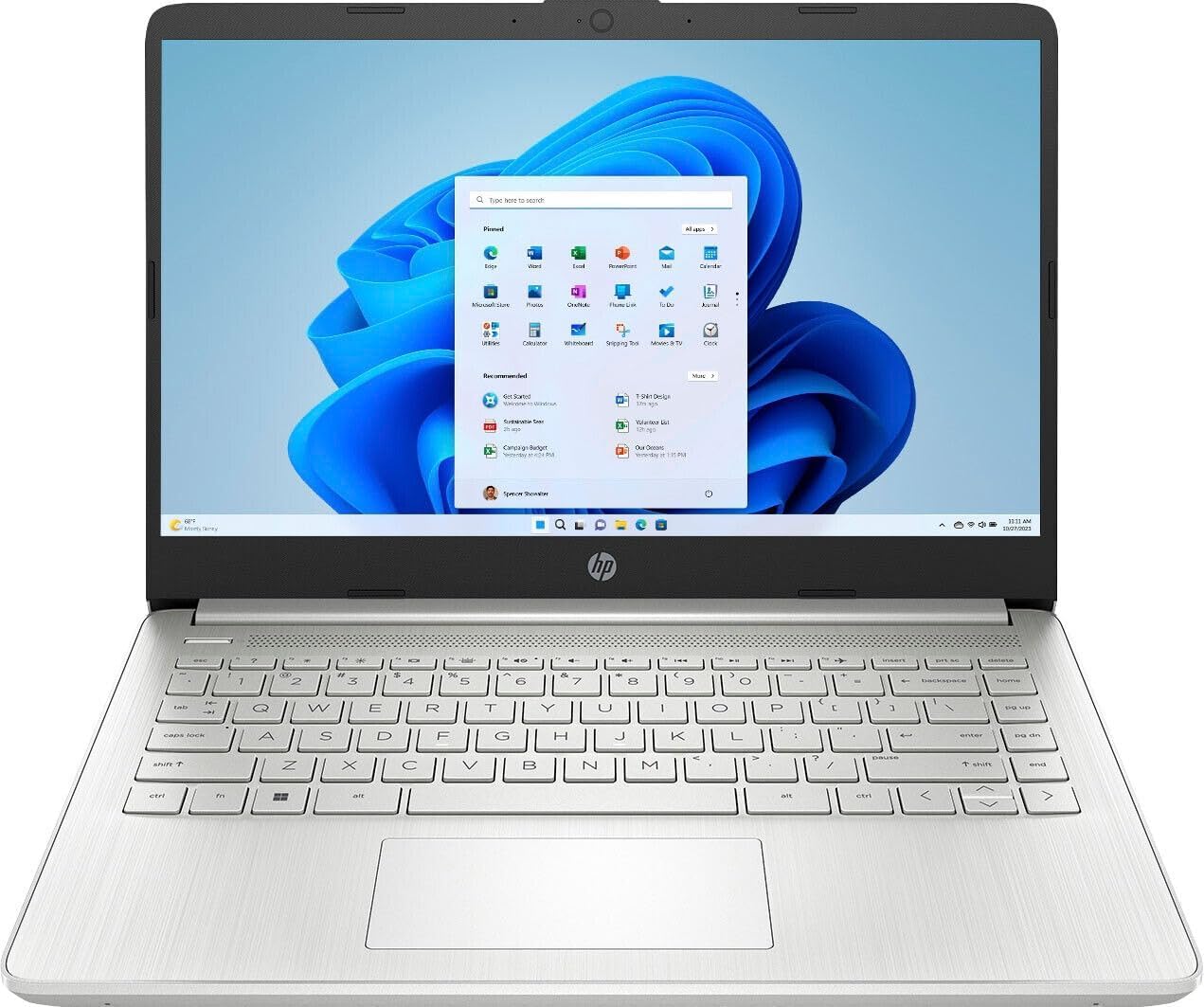 HP Ultra-Thin Laptop Windows 11 Pro Microsoft 365 Bundle