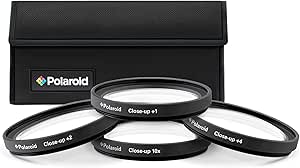 Polaroid PLFILDCCL67 67mm 4-Piece Macro Close-Up Filter Kit