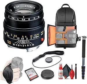 Leica 11826 Summicron-M 50mm f/2 Lens Bundle