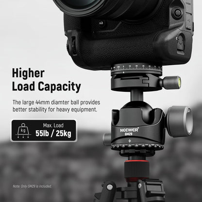 Neewer GM29 Low Profile Ball Head Heavy Duty