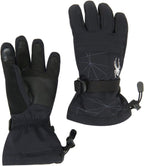 Spyder 197046 Boy's Overweb Ski Gloves Black