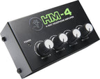 Mackie HM-4 4-Way Headphone Amplifier Bundle