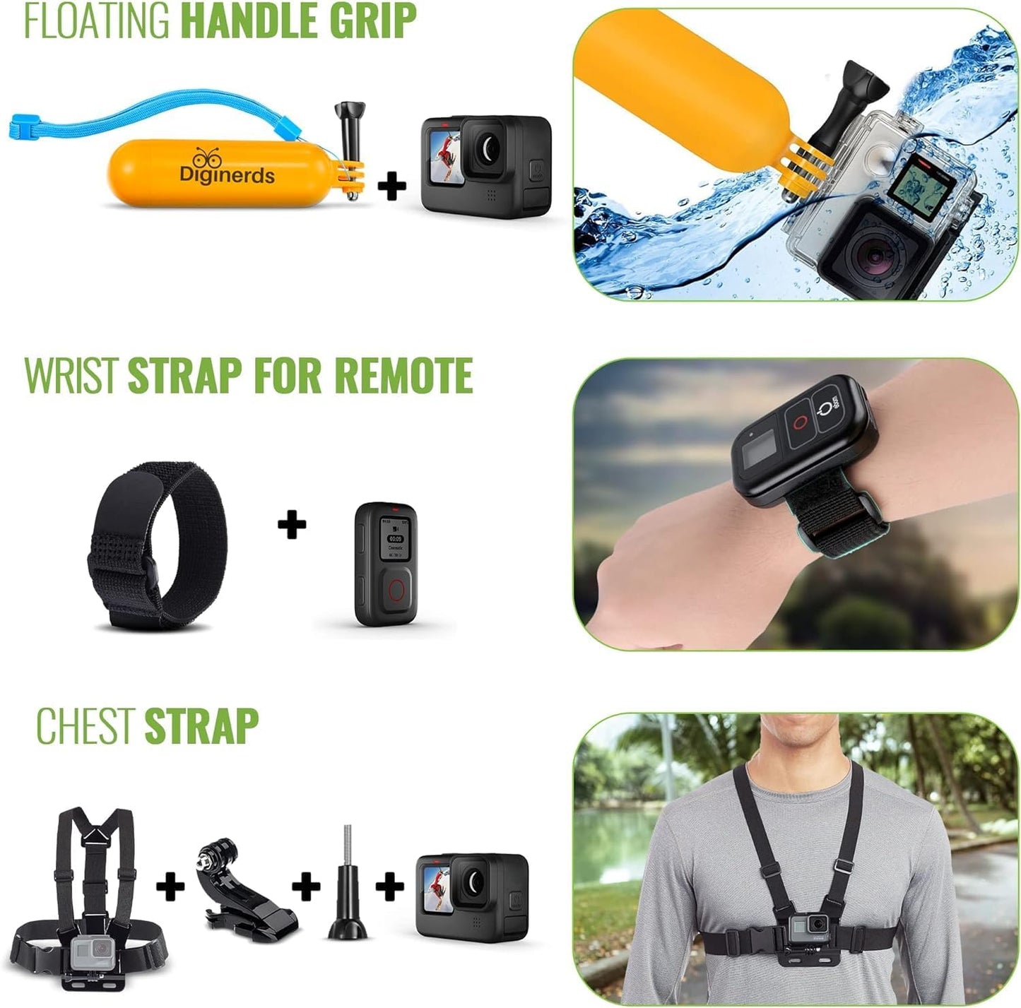 GoPro CHDSB-131-XX HERO13 Black Accessory Bundle
